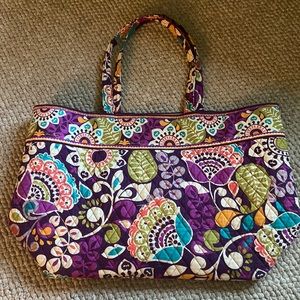 Retired Plum Crazy Vera Bradley Tote